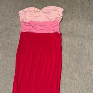 Never worn pink maxi dress